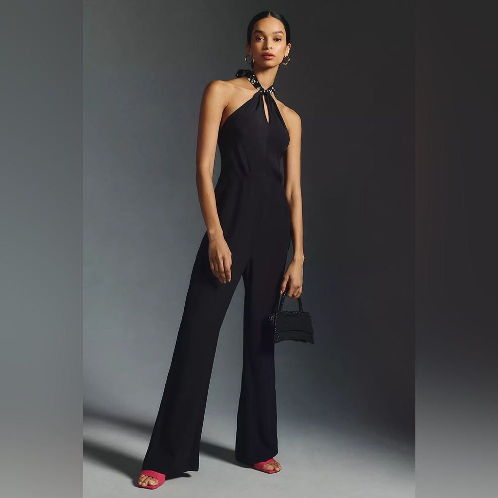 Scotch & Soda Black Halter Jumpsuit